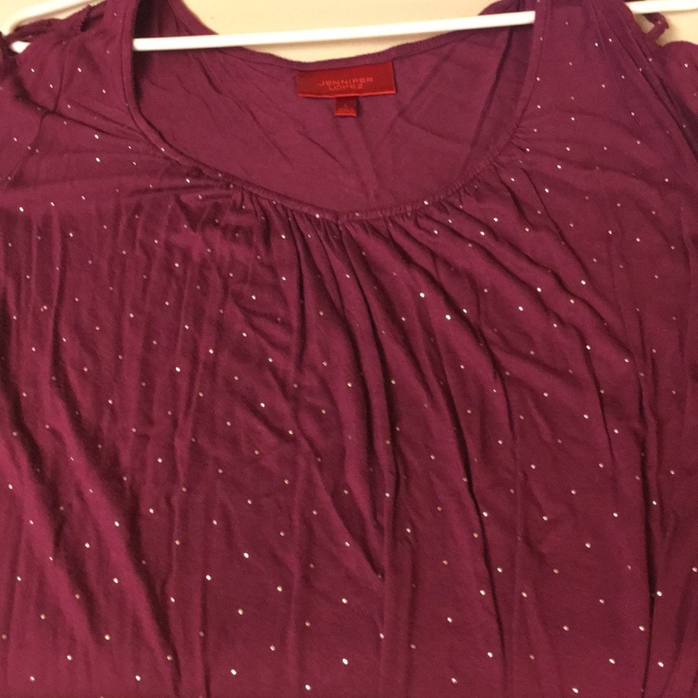 Burgundy shirt